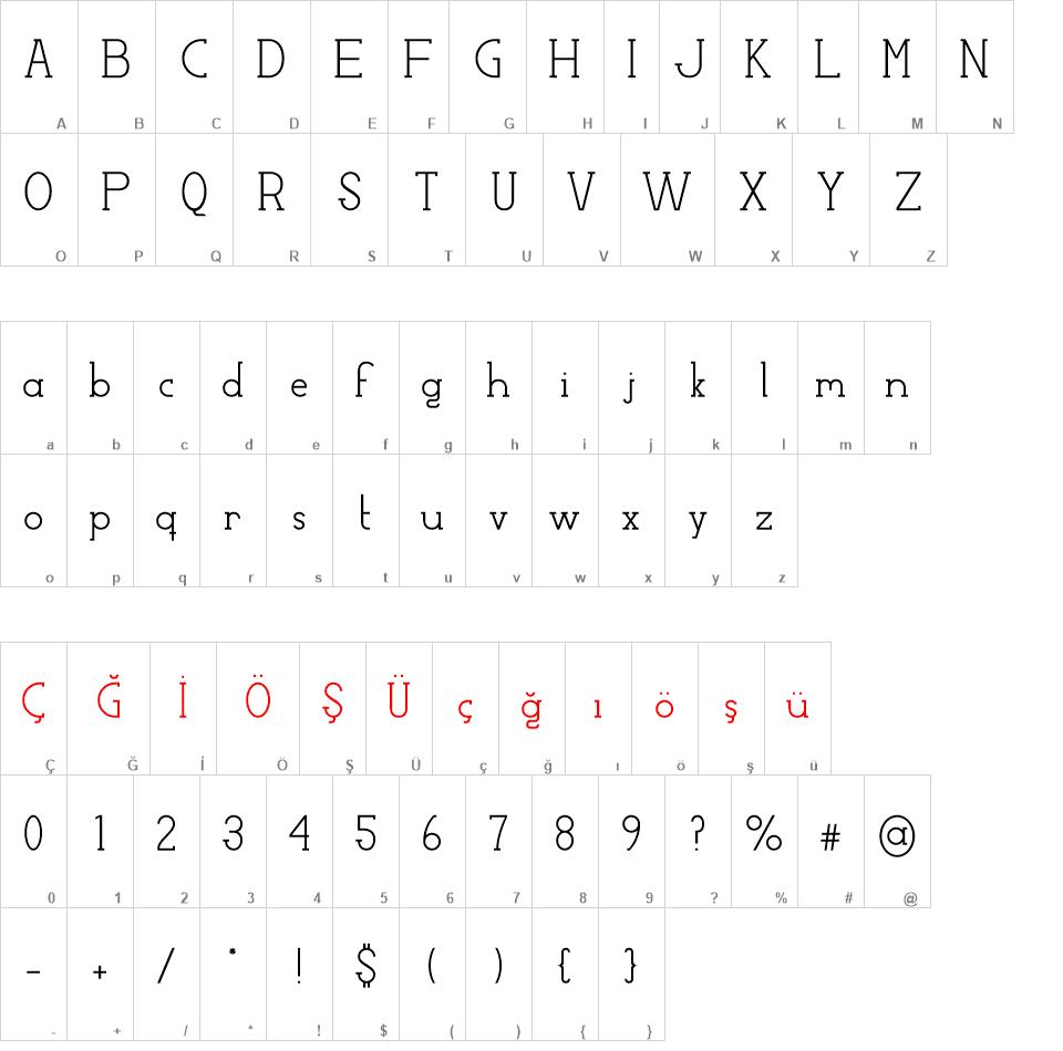 Factory LJDS font